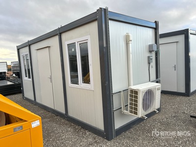 Flat Pack 19 ft 6 in x 7 ft 6 in Mobile Office (Unused)