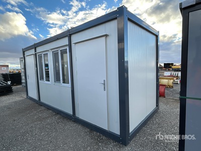 Flat Pack 19 ft 6 in x 7 ft 6 in Mobile Office (Unused)