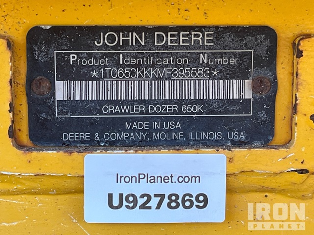 TOPADOR FRONTAL 2021 JOHN DEERE 650KLGP