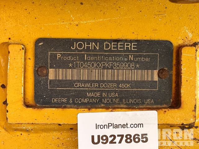 TOPADOR FRONTAL 2019 JOHN DEERE 450KLGP
