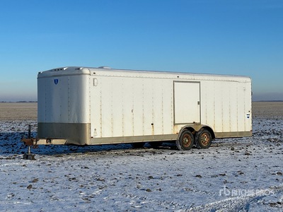 T/A 1 Car Enclosed 24 Ft Rimorchio trasporto autovetture