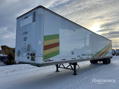 1997 Manac 53 ft x 102 in T/A Van Trailer