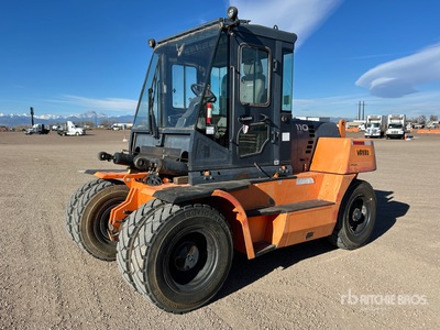 2011 Doosan D110S 13700 lb 4x2 Rough Terrain Forklift