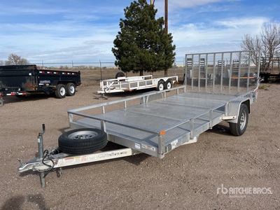 2021 Snake River 14 ft S/A Apparatuur aanhangwagen