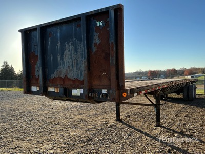 2007 Great Dane 48 ft T/A Flatbed Trailer