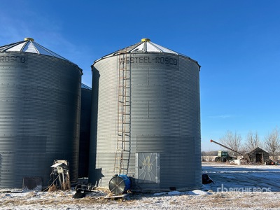 Westeel Rosco +/- 5000 bu 8 Ring Cassone per grano