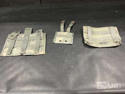 (39) Molle Adapters, (55) M4 Three Mag Pouches & Assorted Items