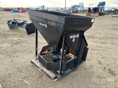 Dirt Trax Skid Steer Sand Spreader Varios implementos minicargadora