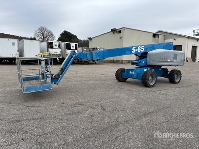 2014 Genie S-65 4WD Diesel رافعة تليسكوبية بذراع تطويل