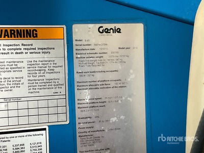 2014 Genie S-65 Podnośnik teleskopowy