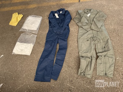 (150) Disposable Coveralls, (6) Flyer's Coveralls & Assorted Items