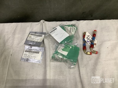 (30) Plain Nuts, (20) Emitters, (7) Hose Assemblies & Assorted Items