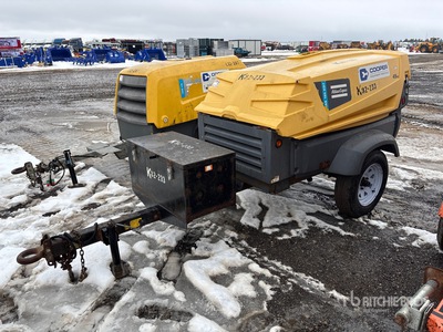 Atlas Copco XAS185 KD FT4 185 cfm Mobile Compresor de aire