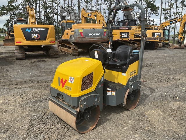 2018 Wacker Neuson RD12 Double Drum Roller 2018 Wacker Neuson RD12 Double Drum Roller