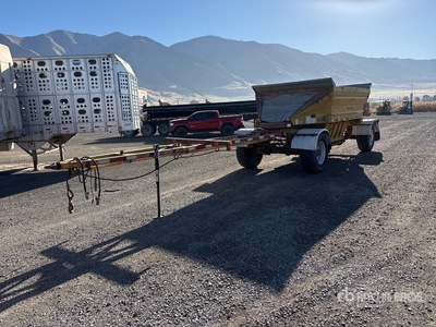 1993 Clement 12 ft T/A Turntable Pup Belly Dump Trailer