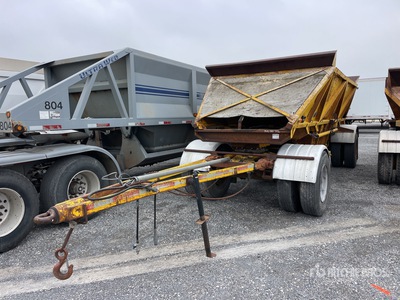 1966 Cook T/A Pup Belly Dump Trailer