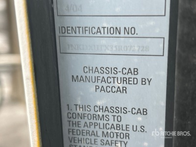 2005 Kenworth T800 Camion malaxeur