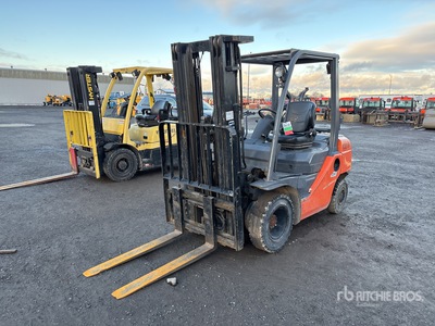 2012 Toyota 8FGU25 4500 lb Cushion Tire Forklift