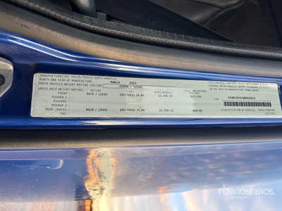 2017 Volvo VNL 6x4 T/A Slaapcabine Trekker (Inoperable)