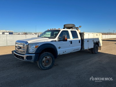 2012 Ford F-550 XLT 4x4 Crew Cab Utility Truck