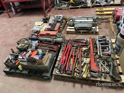 Quantity of (4) Pallets of Hand Tools Utensili