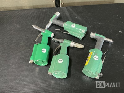 (4) Speedaire Pneumatic Blind Riveters