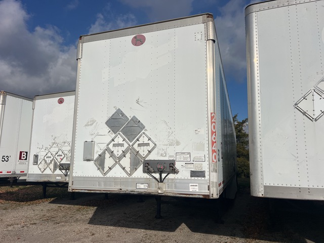 2012 Great Dane 53 ft T/A Van Trailer
