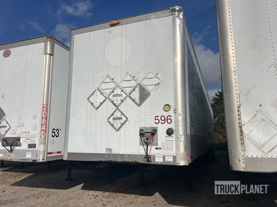2010 Wabash 53 ft T/A Van Trailer