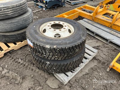 Quantity of (2) Bridgestone W919 11R22.5 Tires