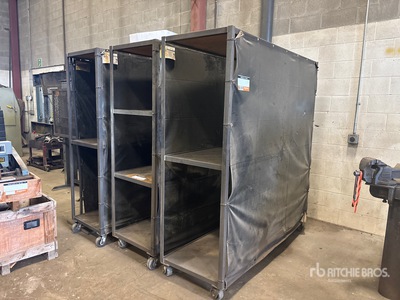 Quantity of (2) Welding Screens with Estanterias