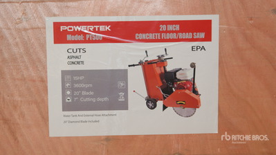2024 Powertek PT500 Walk-Behind Saw (Unused)