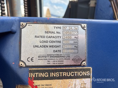 2004 Moffett M7 24.3W Chariot Élévateur