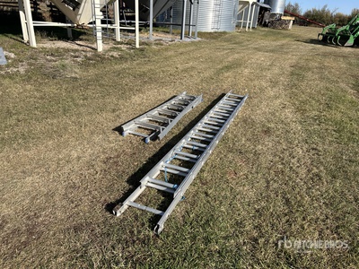 Quantity of (2) Aluminum Ladder