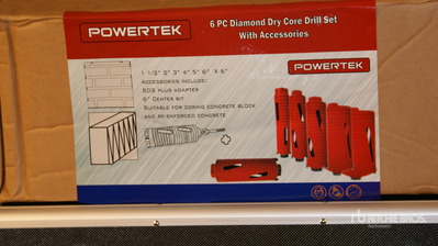 2024 Powertek DDCDB-6 Diamond Dry Drill Bits (Unused)