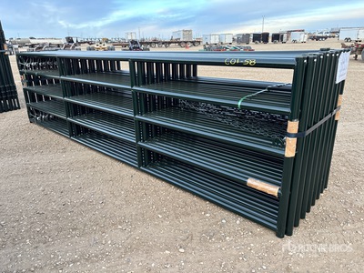Quantity of (16) 2024 BYT MRG160 15 ft 6 in Steel Magnum Ranch Livestock Gate (Unused)