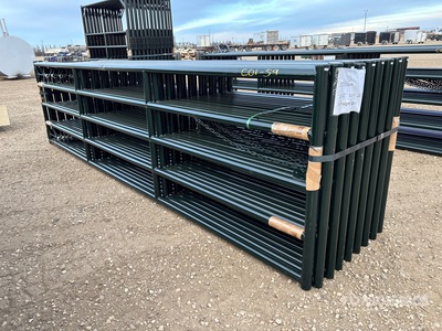 Quantity of (16) 2024 BYT MRG160 15 ft 6 in Steel Magnum Ranch Livestock Gate (Unused)
