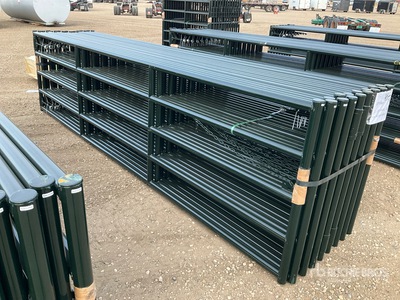 Quantity of (16) 2024 BYT MRG160 15 ft 6 in Steel Magnum Ranch Livestock Gate (Unused)