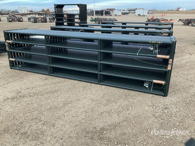 Quantity of (16) 2024 BYT MRG160 15 ft 6 in Steel Magnum Ranch Livestock Gate (Unused)