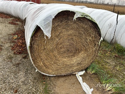 Quantity of (22) Wrapped Round Bales 4 ft x 5 ft - Timothy/Orchard/Alfalfa