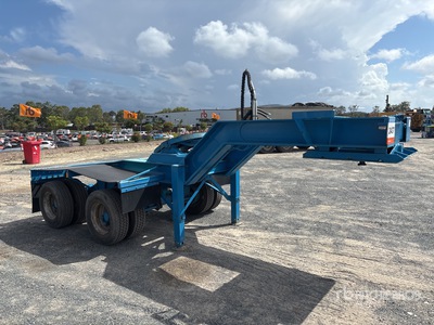 1982 Lusty Allison 2 Rows of 4 Low Loader Chariot à sellette