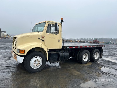 1990 International 8100 6x4 Flatbed Truck