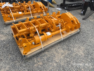 Quantity of (8) 2026 GIYI Excavator Attachments - Fits Cat 301 (Unused)