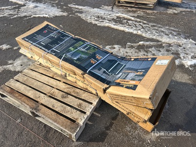 2025 Landhero LDH-MS0808 8'x8'Metal Garage Shed with Double Front Doors Abri (Unused)