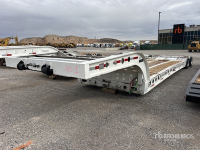 1996 Cozad 60 ton 16-Wheel Expandable Axle Removable Gooseneck Lowboy Trailer