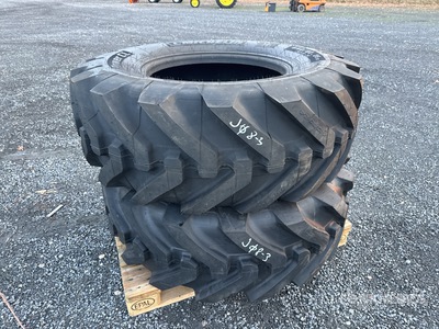 Quantity of (2) Michelin 440/80-24 Tires (Unused)