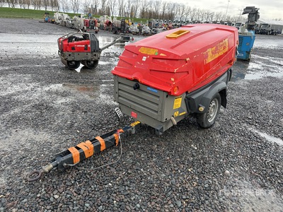 2015 Atlas Copco XAS87KDPE Mobile Sprężarka powietrza