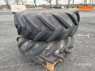 Quantity of (2) Michelin CEREXBIB 2 520/80R26 Räder