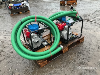 Quantity of (2) Centrifugal Petrol Pump 2" 600L/min Water Pump