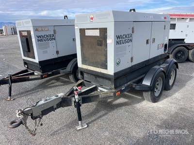 2017 Wacker Neuson G70 58 kW Mobile Generador