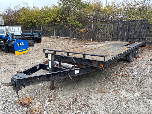 2011 Hudson Bros 21 ft T/A Equipment Trailer